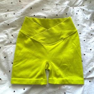 cute crossover workout shorts!!